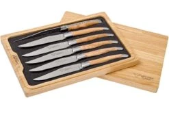 Laguiole En Aubrac Steakmesser-Set 6-teilig Olivenholz