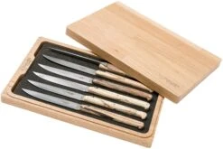 Laguiole En Aubrac Ancestral 6-teiliges Steakmesserset Buchenholz