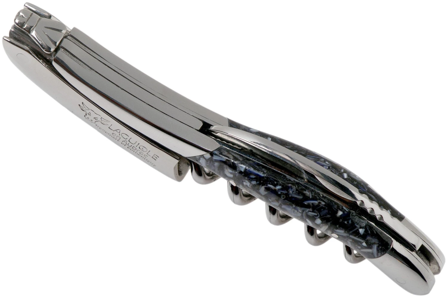 Laguiole En Aubrac SOM99CQHI Sommeliermesser Muschelschale 4 Laguiole En Aubrac SOM99CQHI Sommeliermesser Muschelschale – Bild 4