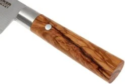 Böker Damast Olive 17,2 Cm Santoku, 130437DAM -Victorin Geschaft BO130437DAM 03 boker damast olive bo130437dam 03