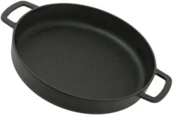 Combekk Sous Chef 192128BL Bratpfanne Mit Zwei Griffen 28 Cm, Schwarz