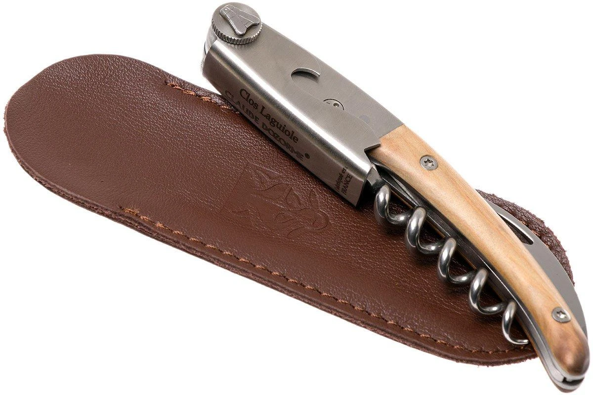 Claude Dozorme Clos Laguiole Kellnermesser, Olivenholz 5 Claude Dozorme Clos Laguiole Kellnermesser, Olivenholz – Bild 5