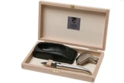 Claude Dozorme Laguiole Austernset, Poliertes Aluminium