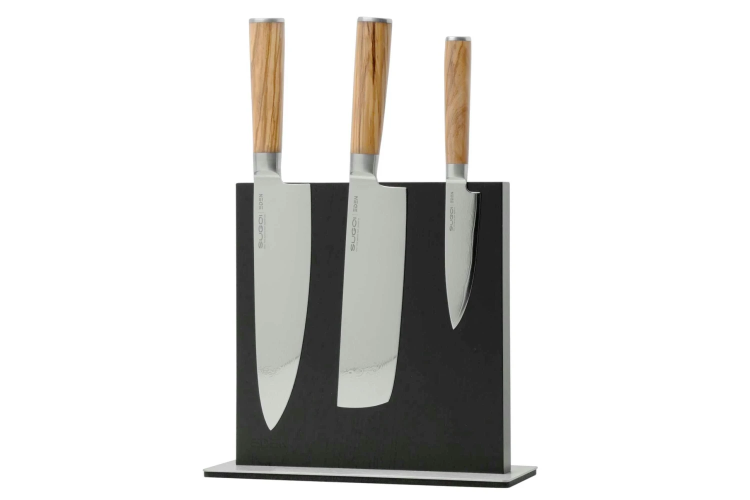 Eden Magnetic Knife Block EQB102 Eschenholz, Schwarz 5 Eden Magnetic Knife Block EQB102 Eschenholz, Schwarz – Bild 5
