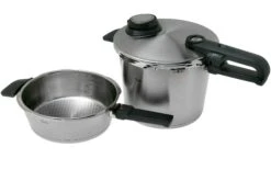 Fissler Fissler Vitavit Premium® 622-412-12-070, 3-teiliges Schnellkochtopfset Mit Dampfeinsatz