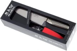 Global G46220BR Messerset, Santoku Und Wasserschleifer