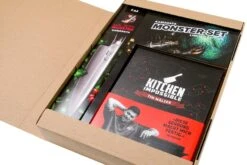 Kai Tim Malzer Kamagata Monster Set TMK-CB22, 2-teiliges Messerset: Kochmesser Und Brotmesser + Kochbuch -Victorin Geschaft KATMK CB22 05 kai shun