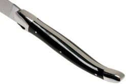 Forge De Laguiole Set Von 6 Steakmessern Schwarzes Horn, T62MINBN -Victorin Geschaft LAT62MINBN 06 forge de laguiole