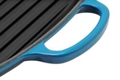 Le Creuset Signature Grillpfanne/Skilletquadratisch, 26 Cm, Azurblau -Victorin Geschaft LC20183262200422 04 lecreuset