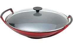 Le Creuset Wok - Wadjan Mit Deckel 36 Cm, 4,5 L Rot