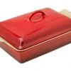Le Creuset Auflaufform Rechteckig Mit Deckel, 33 Cm, Rot