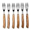 MAM Iberico Brown 14035, Essgabeln, 6 Stück