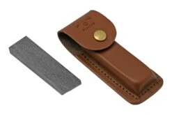 Marttiini Sharpening Stone, 1511010, Leather Sheath, Grey, Schleifstein Körnung 1000 -Victorin Geschaft MT1511010 02 martiini