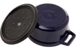 Staub Mini Bräter/Cocotte 10 Cm, 0,25 L Blau -Victorin Geschaft SB1101091 03 staub sb1101091 03