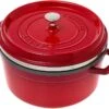 Staub Cocotte / Bräter 26cm, 5,2L, Rot Mit Dämpfeinsatz