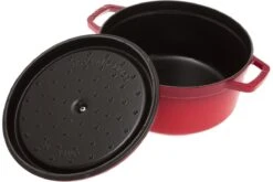 Staub Cocotte / Bräter 26cm, 5,2L, Rot Mit Dämpfeinsatz -Victorin Geschaft SB1133806 03 staub sb1133806 03
