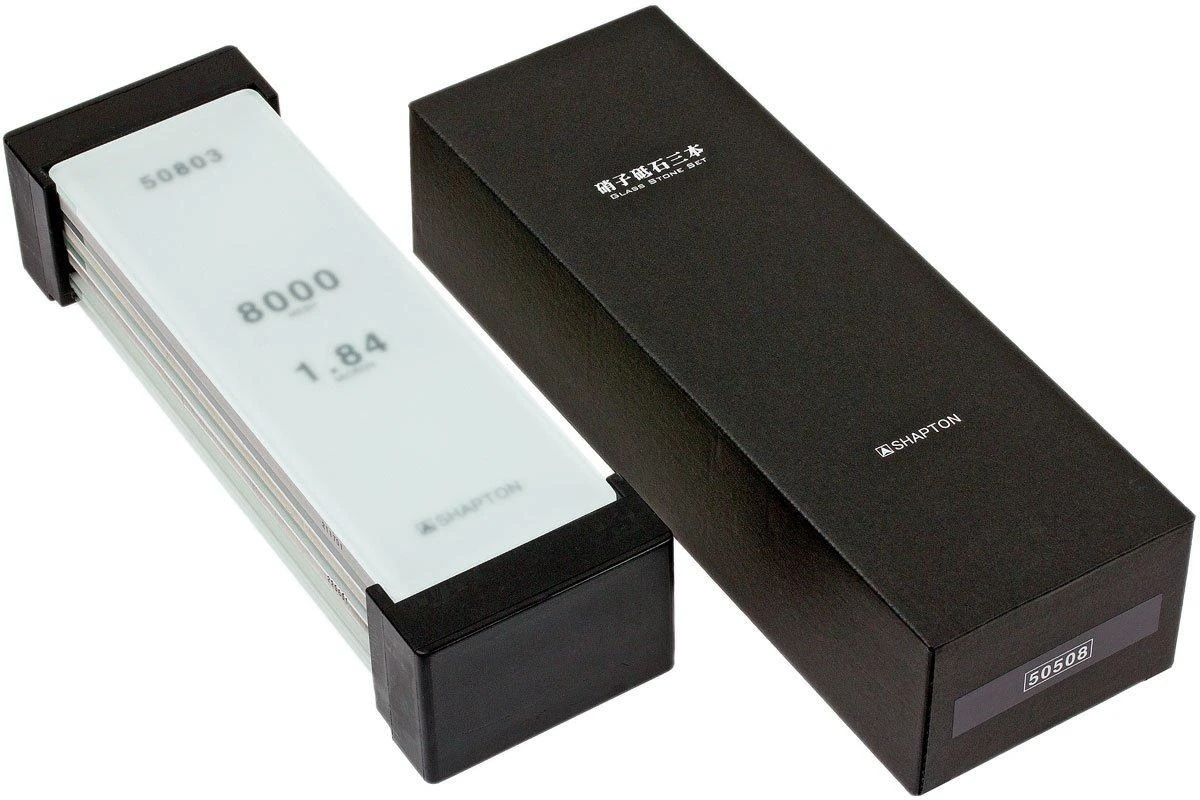 Shapton Glass Stone Schleifsteinset Körnung 1000, 3000 Und 8000, 50508 4 Shapton Glass Stone Schleifsteinset Körnung 1000, 3000 Und 8000, 50508 – Bild 4