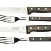 Tramontina Churrasco Gaucho 29899-312, 4-teiliges Steak-Besteck-Set
