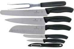 Victorinox SwissClassic 6.7133.7G Küchengarnitur, 7-teilig, Schwarz