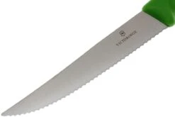 Victorinox SwissClassic Pizza-/Steakmesser Grün, 2 St., 6.7936.12L4B -Victorin Geschaft VT6 7936 12L4B 02 victorinox steakmes groen vt vt6 7936 12l4b 02