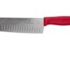 Victorinox SwissClassic 6.8521.17B Santoku Mit Kullen 17 Cm, Rot