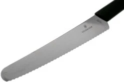 Victorinox Swiss Modern Brot- Und Konditormesser 22 Cm, Schwarz -Victorin Geschaft VT6 9073 22WB 03 victorinox
