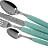 Victorinox Swiss Modern 6.9096.12W41.24, 24-teiliges Besteckset Mit Steakmesser, Grün