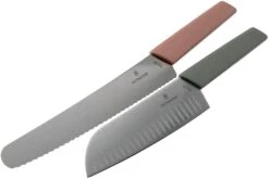 Victorinox Swiss Modern 2-teilige Küchengarnitur, Brotmesser Und Santoku -Victorin Geschaft VT6 9096 22G 03 victorinox