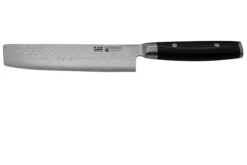 Yaxell Ran Nakiri 36044, Micarta, 69-lagiger Damaststahl, Kochmesser 16,5cm
